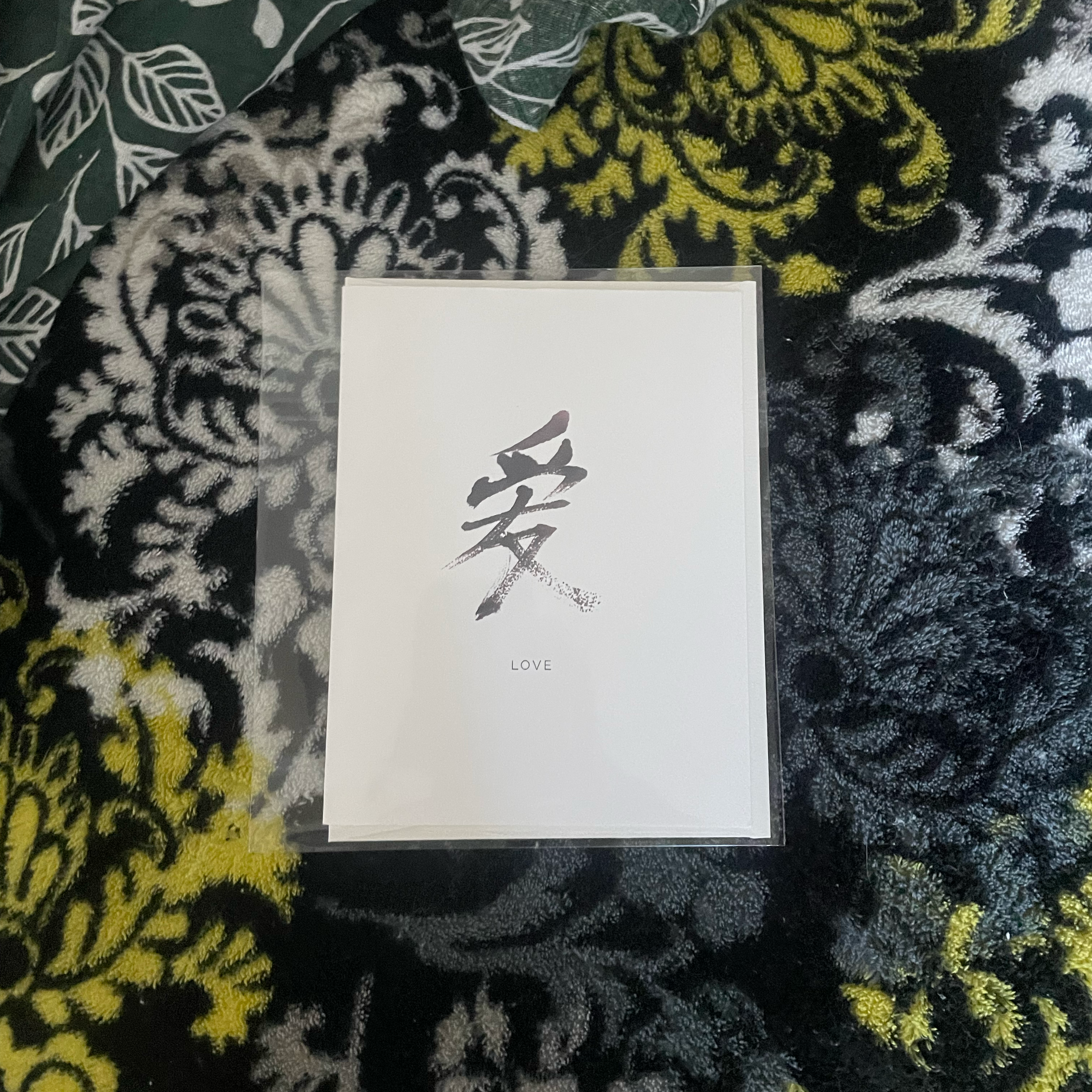 Love Character Notecard