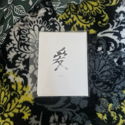Love Character Notecard