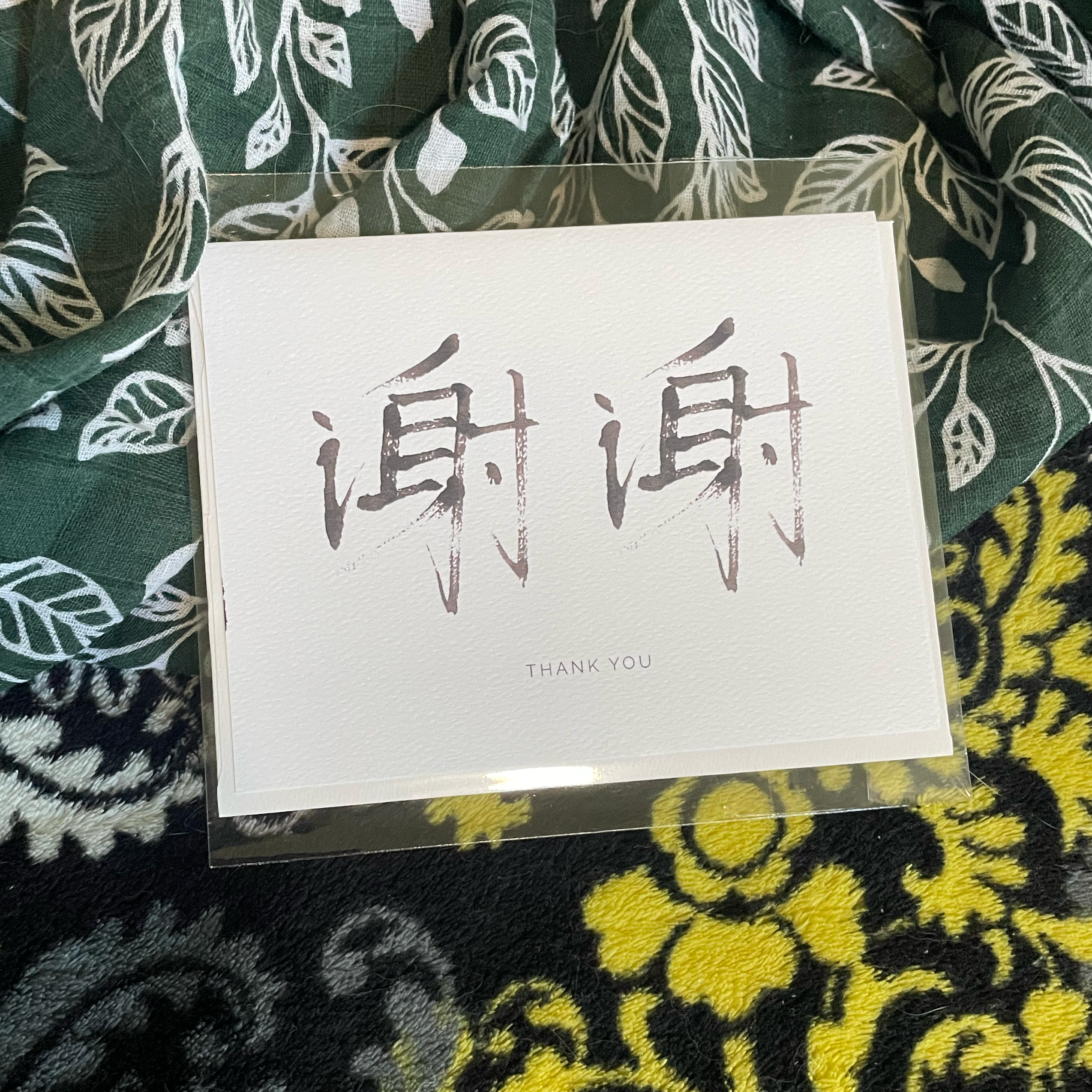Thank You Character Notecard