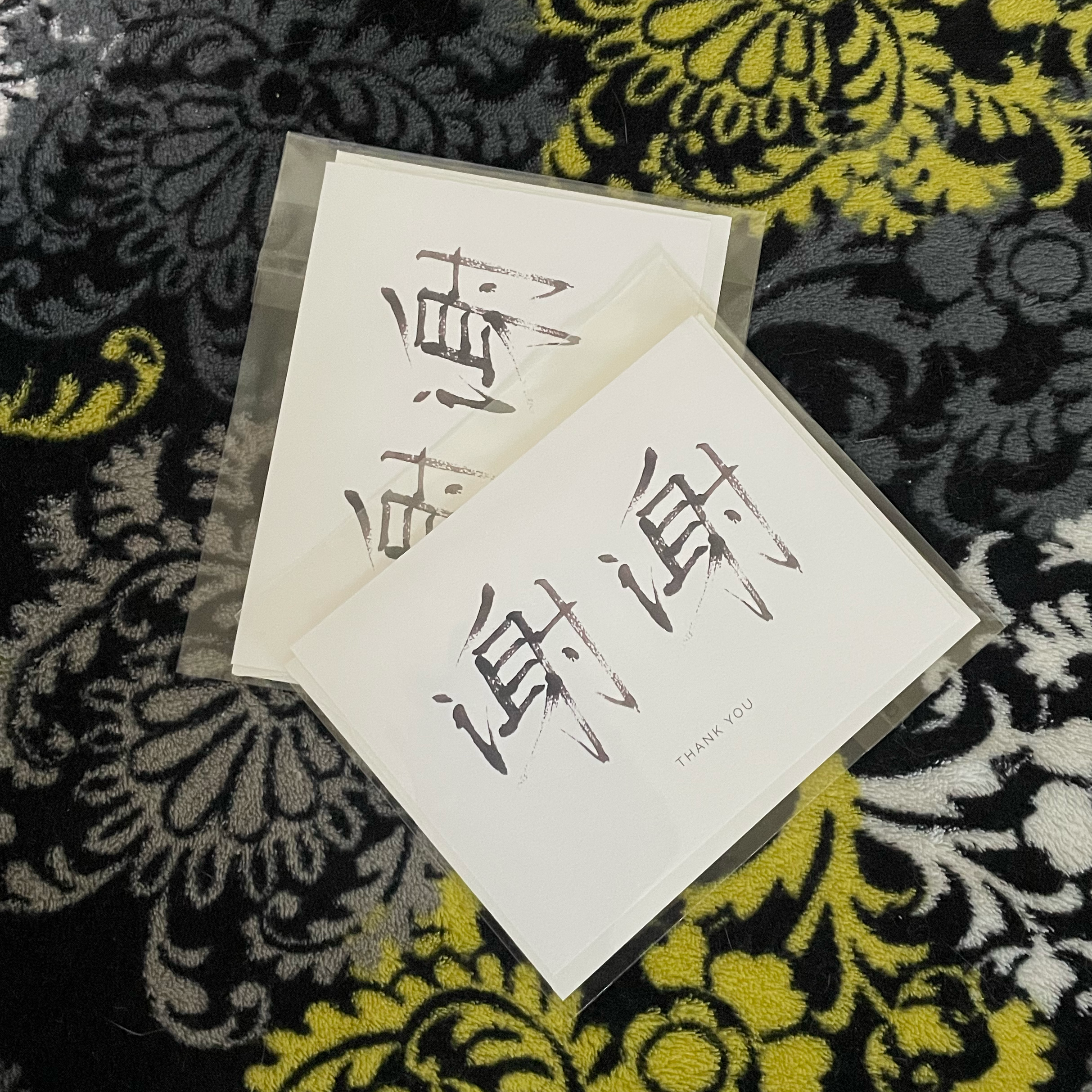 Thank You Character Notecard