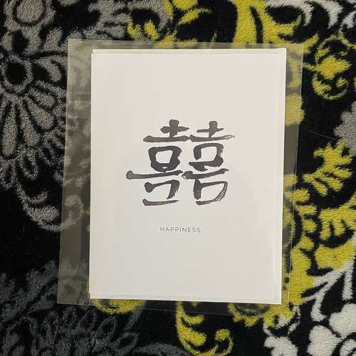 Happiness Character Notecard
