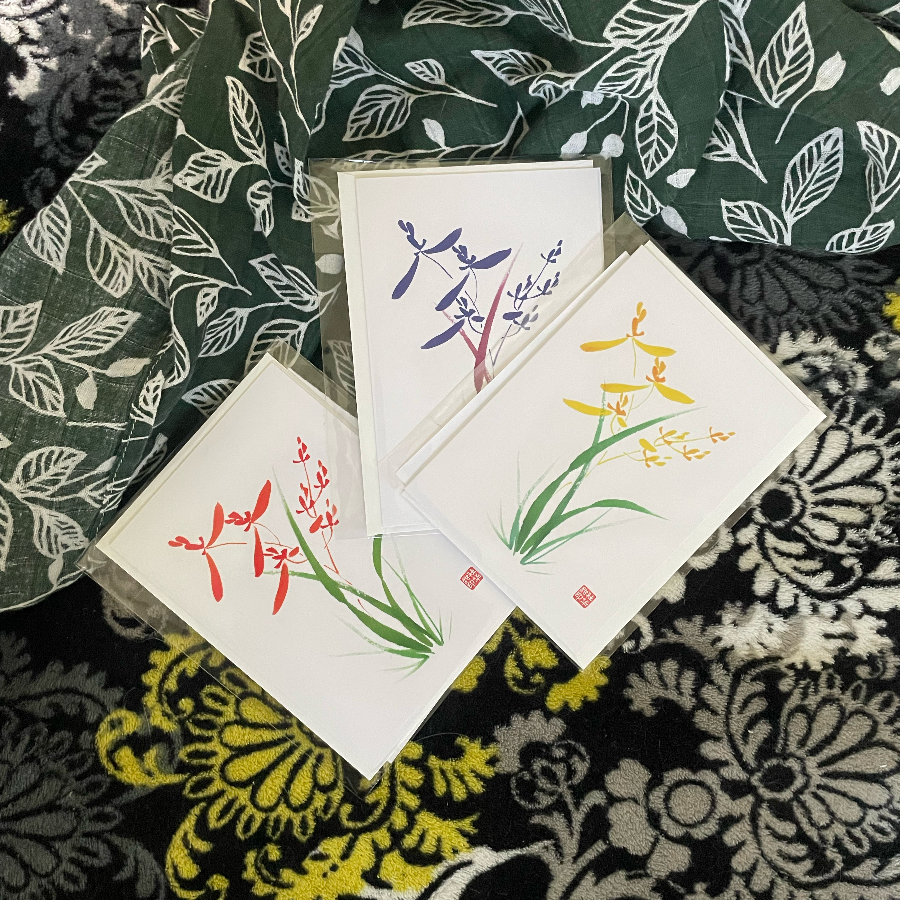 Orchid Notecard 1
