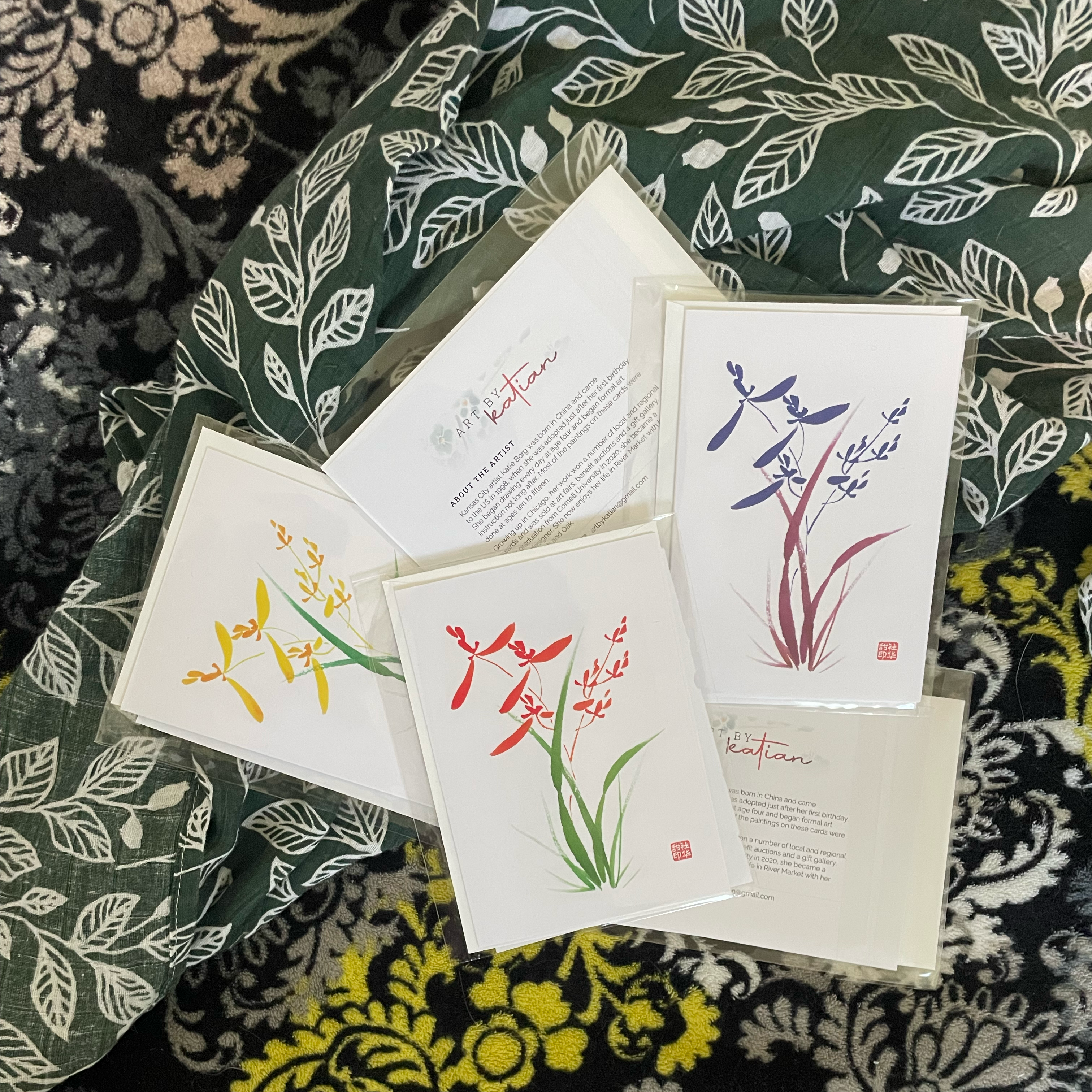 Orchid Notecard 1