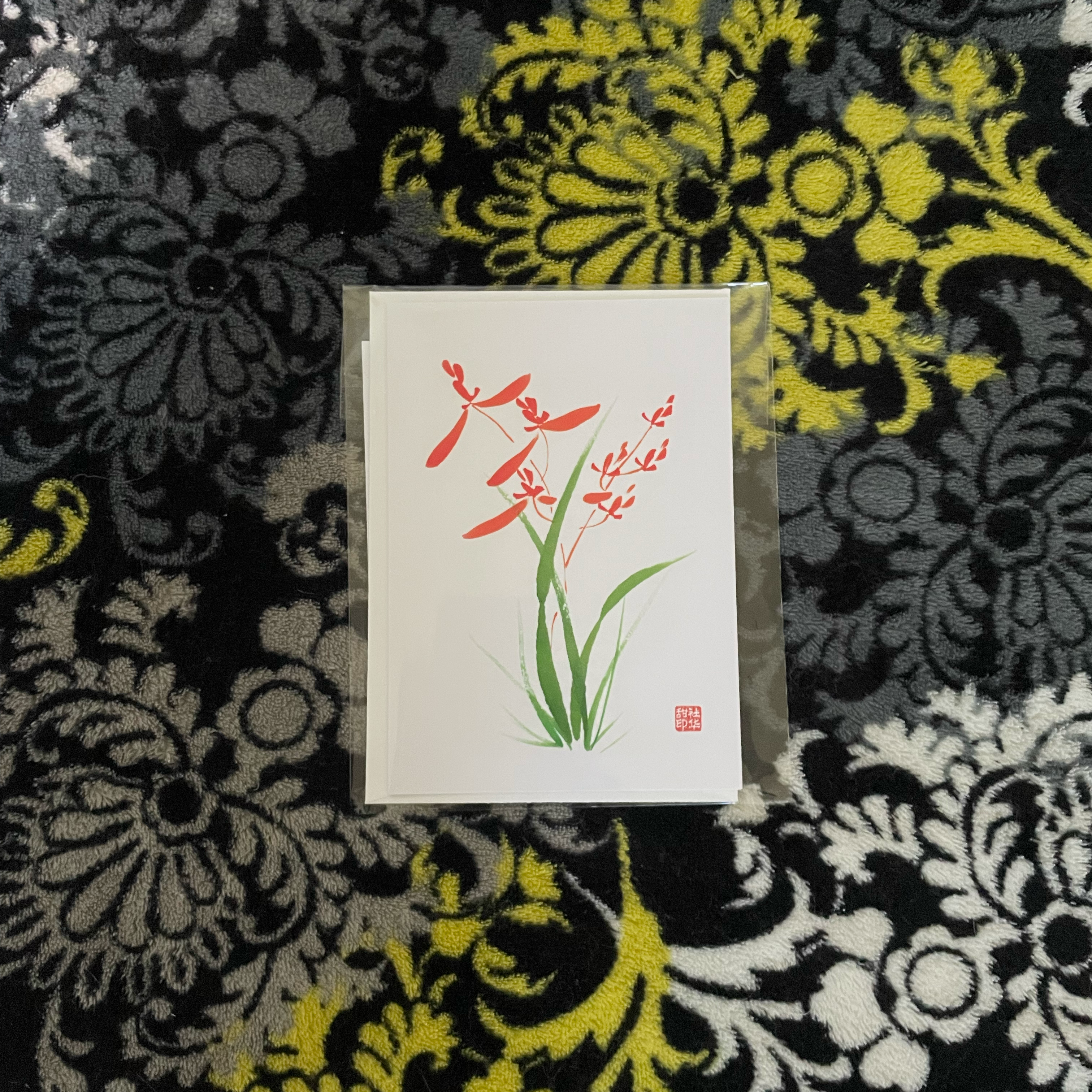 Orchid Notecard 1