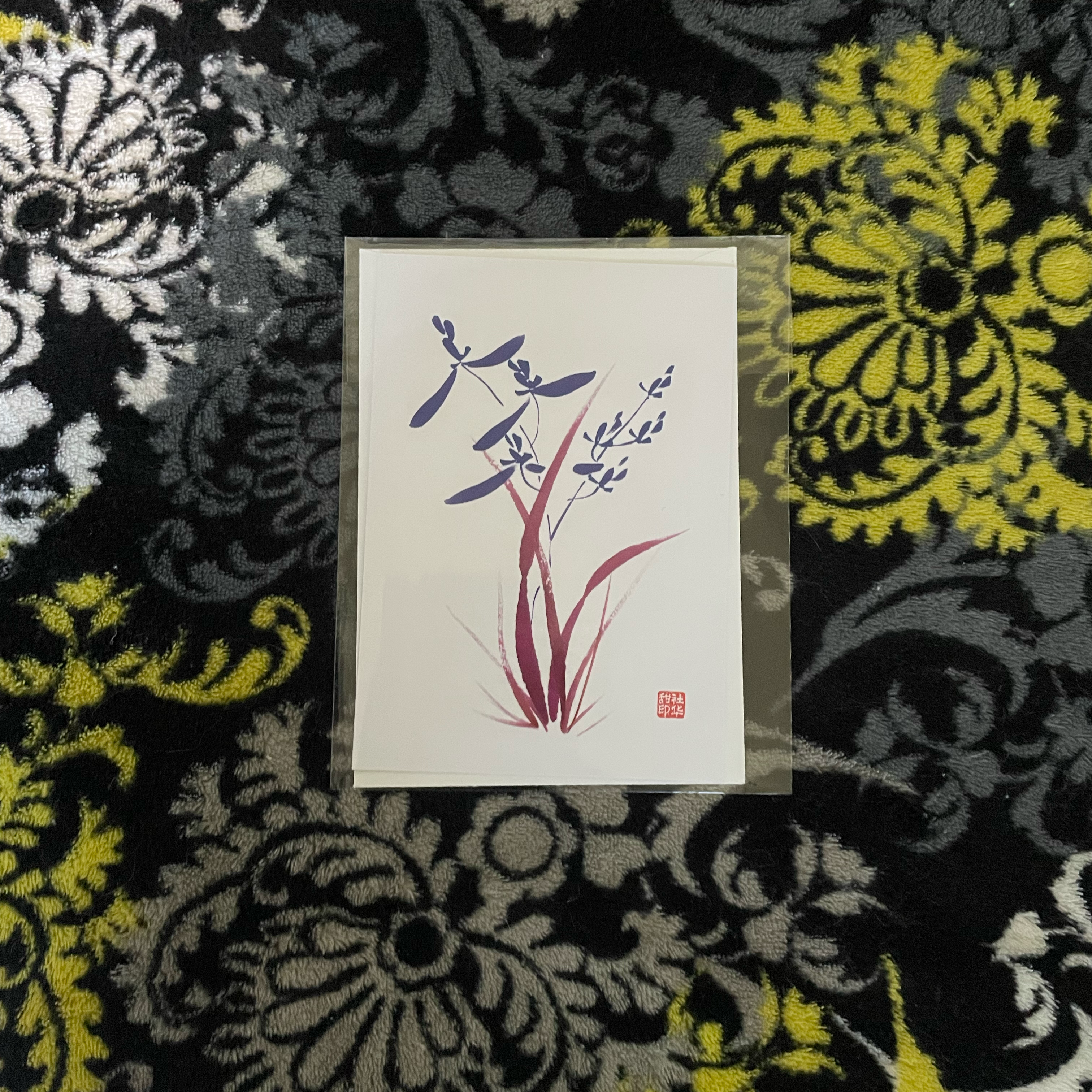 Orchid Notecard 1