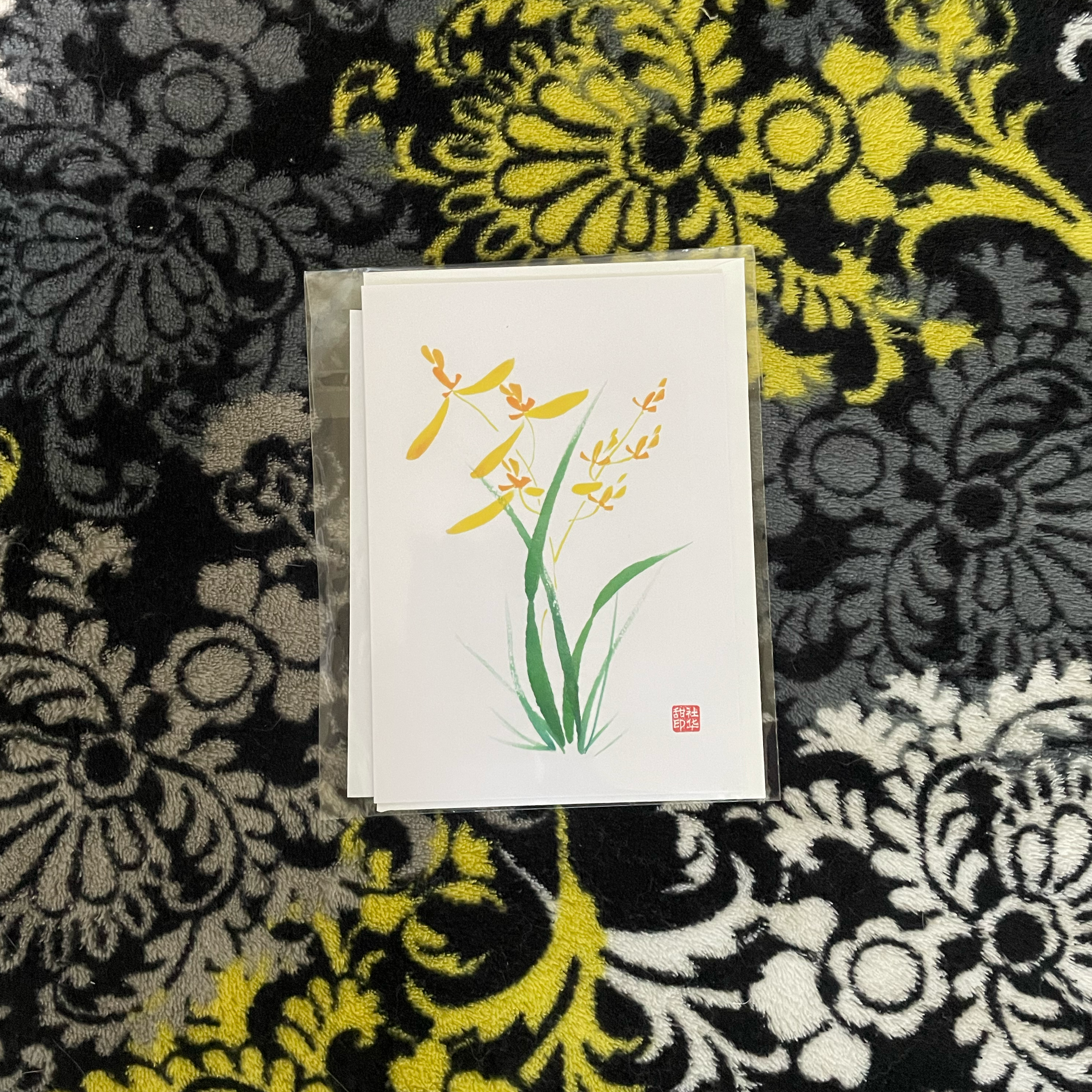 Orchid Notecard 1