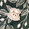 Moron Mode Sticker