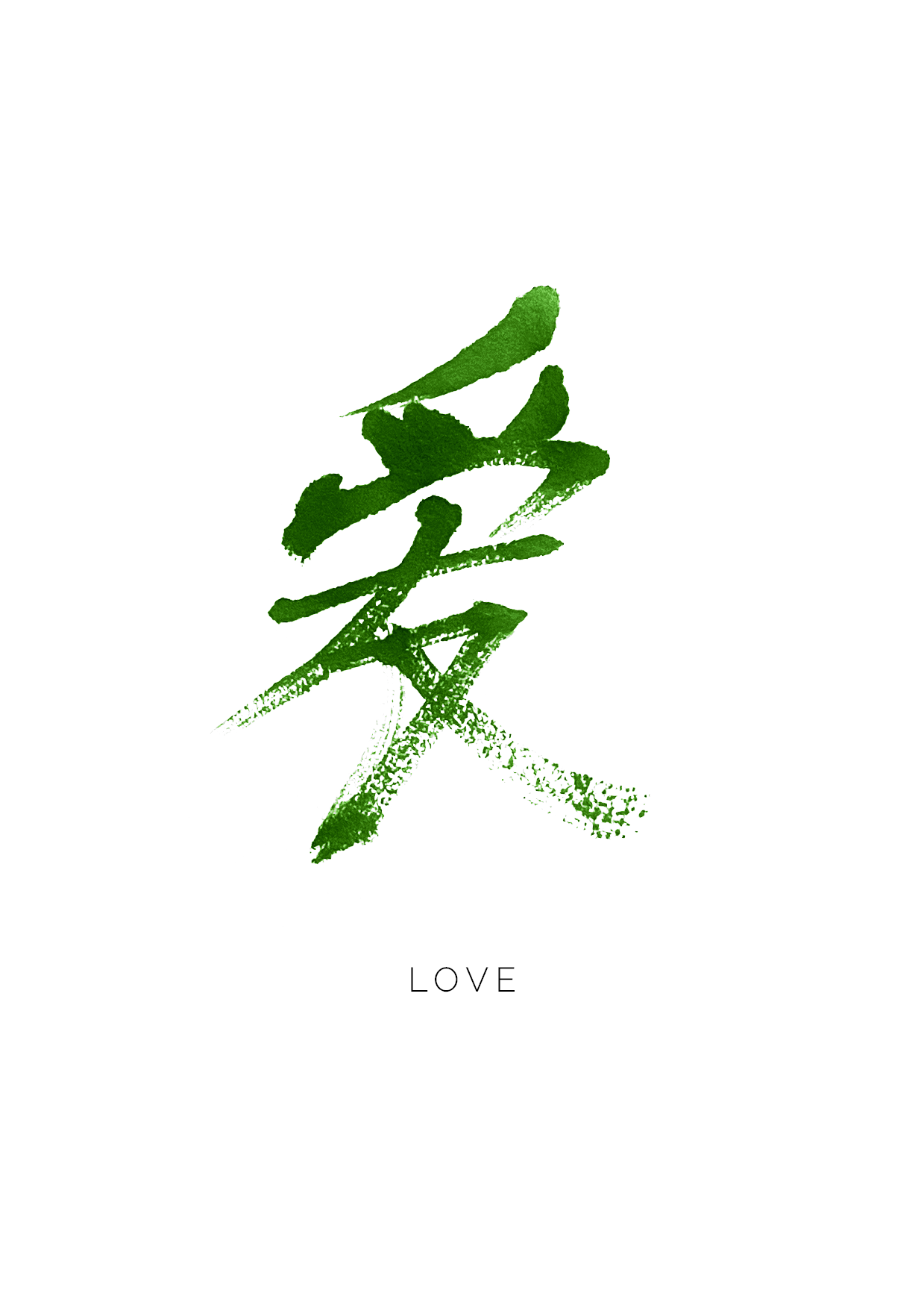 Love Character Notecard