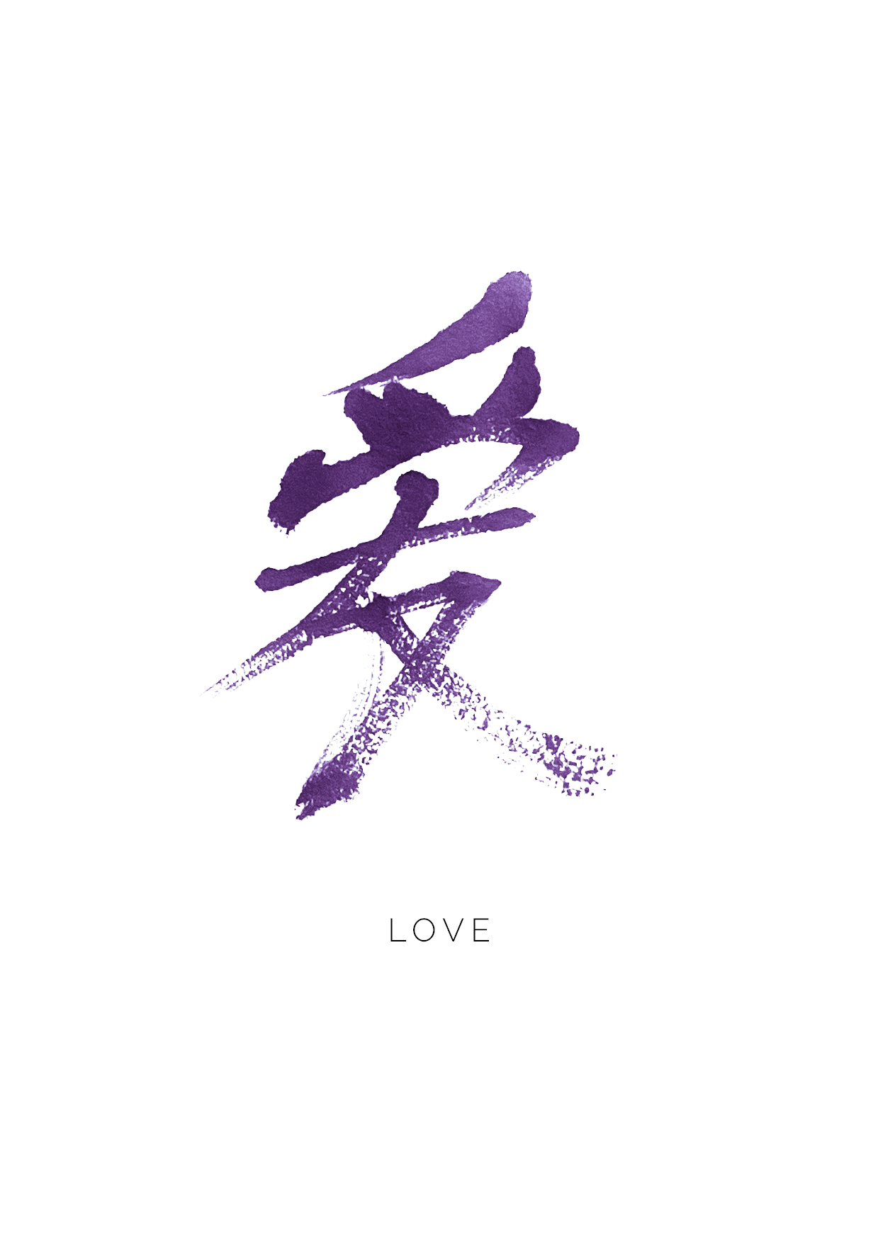 Love Character Notecard