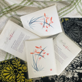 Indigo & Tangerine: Printed Cards